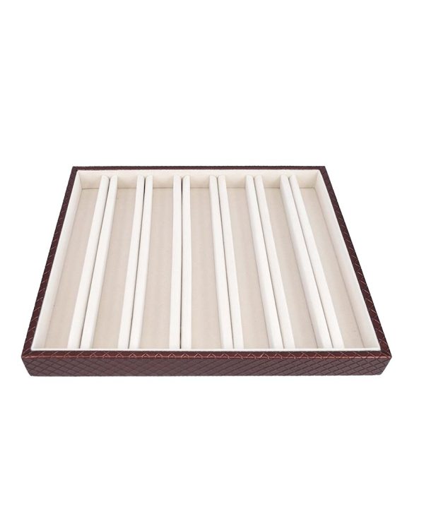 Stylish Faux Leather Jewellery Tray | 13 x 11 inches Online Hot Sale