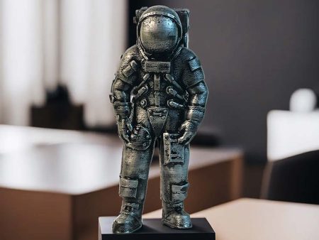 Astronaut Silver Statue Decorative Showpiece | 4 x 4 x 8 inches For Cheap