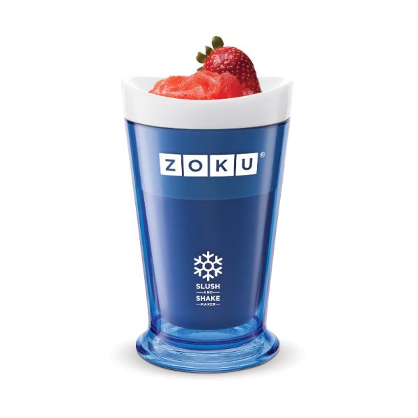 Zoku Slush and Shake Maker With 1 Spoon | Blue Color | 4 x 6 inches For Sale