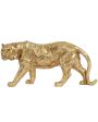 Elegant Resin Gold Tiger Figurine | 5 x 12 x 5 inches For Discount