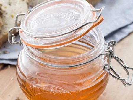 Kilner Glass Honey Pot With Beech Wood Dipper | 400ml Online now