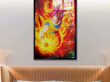 Goku Power Dragon Ball Z Canvas Wall Painting Online Hot Sale