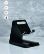 Black Padded Metal Phone Stand With Card Holder | Set of 2 Hot on Sale