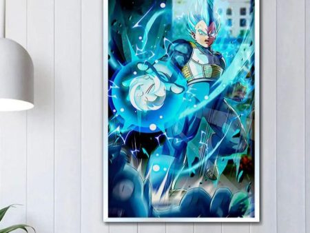 Dragon Ball Z Vegeta Canvas Wall Painting Online Sale