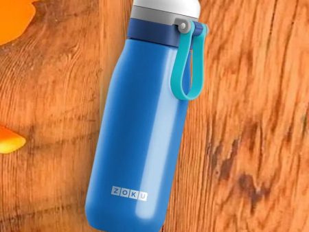 Zoku Ultralight Stainless Steel Water Bottle | Blue Color | 3 x 8 inches Sale