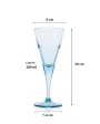 V-Line Cocktail Stem Glasses | Set of 2 | 3 x 8 inches | 200ml For Discount