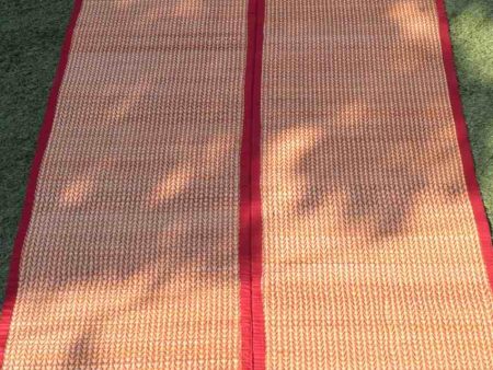 Elegant Maroon Madurkathi Floor Mat | 60 x 36 inches Supply