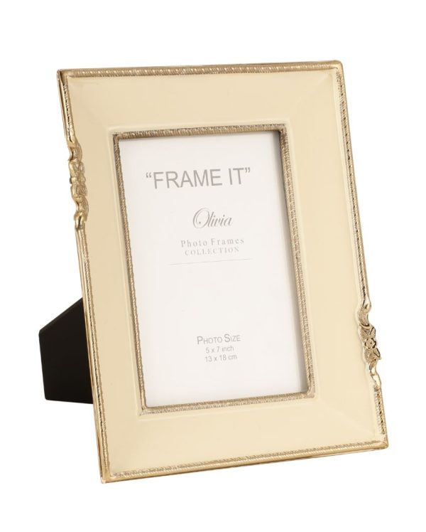 Enamel Embrace Iron Photo Frame on Sale