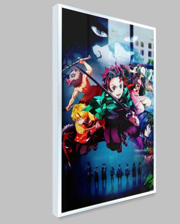 Stunning Demon Slayer Characters Canvas Wall Painting For Cheap