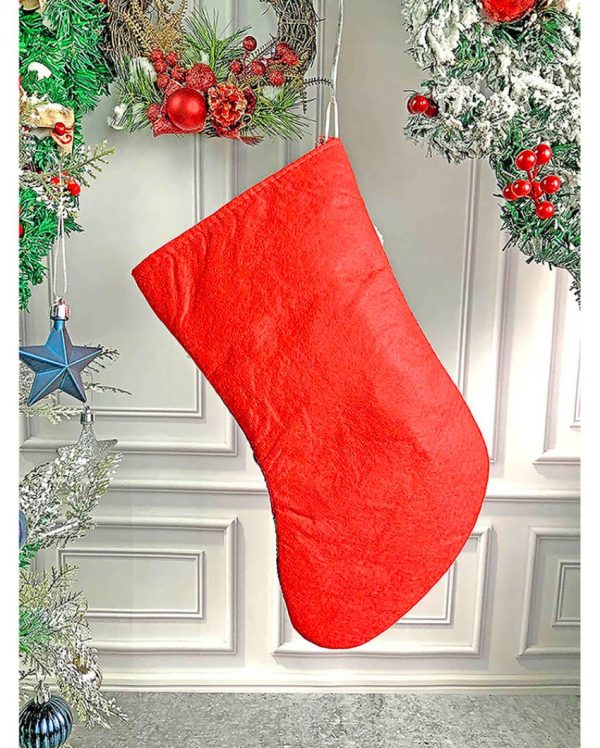 3D Christmas Stockings For Gifts & Decor | Set of 3 | 9 x 13 inches Fashion