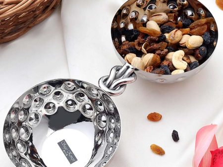 Elegant Stylish Love Knot Nut Bowl | 10 x 4 inches Online now