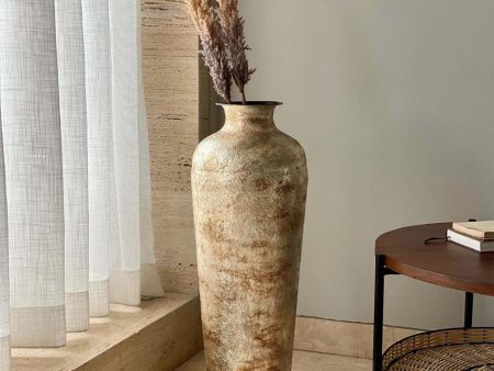 Eden Metallic Vase | Antique Gold Online Hot Sale