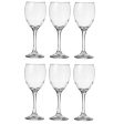 Alexandra Wine Glasses Clear Crystal Drinkware | Set of 6 | 3 x 8 inches | 245ml Online