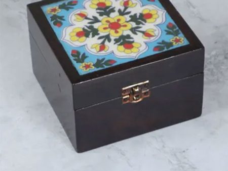 Artisan Hand-Painted Jewelry Storage Box | 6 x 4 inches Cheap