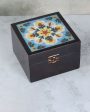 Artisan Hand-Painted Jewelry Storage Box | 6 x 4 inches Cheap