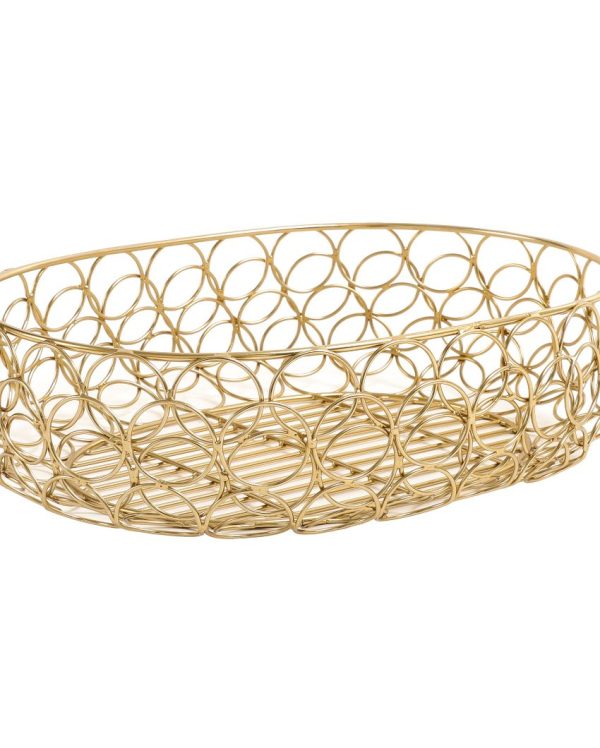 Meza Basket Small Size In Copper on Sale