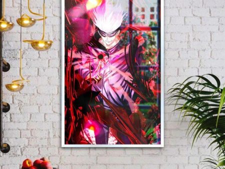 Modern Gojo from Jujutsu Kaisen Canvas Wall Painting Online Sale