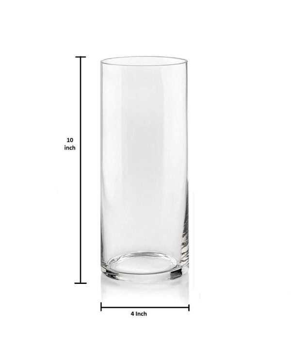 A Clear Choice Glass Vase | 4 x 10 inches Online now