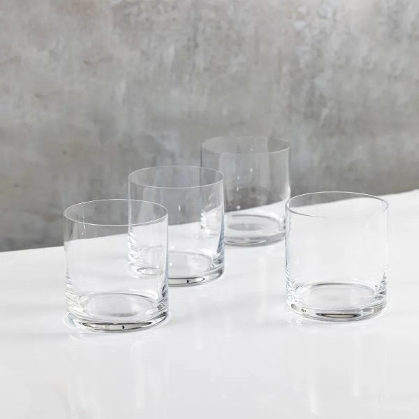 Mikasa Julie Double Whiskey Glasses | Set of 4 | 426ml For Sale