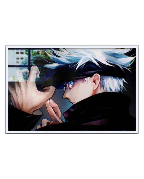 Stuning Gojo from Jujutsu Kaisen Canvas Wall Painting Sale