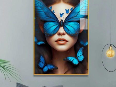 Contemporary Butterfly Canvas Wall Painting Hot on Sale