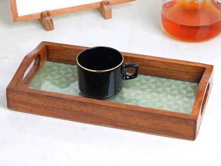 Charming Woodcraft Handcrafted Serving Tray | 12 x 6 inches Online Hot Sale