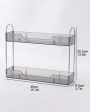 Bathroom Countertop Plastic Organiser | 12 x 7 x 13 inches Fashion