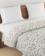 Modern Veda Floral Cotton Double Bed Size Quilt | 100 x 90 inches Sale