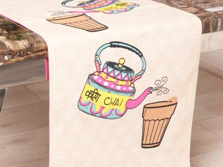 Cutting Chai Cotton Printed Table Runner | 72 x 13 inches Fashion