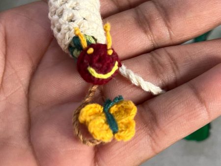 Caterpillar Charm Eco-Friendly Plantable Rakhi with Embedded Seeds Supply