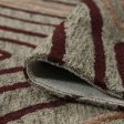 Beautiful Brown Shade Hand-Tufted Wool Round Area Rug Online