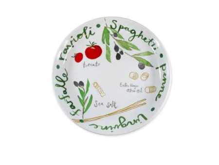 Cook Eat Love Ceramic Serving Bowl | 13.5 inches Fashion