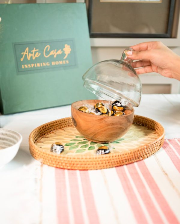 Chic Glass Dome Server | Tray Not Included Online