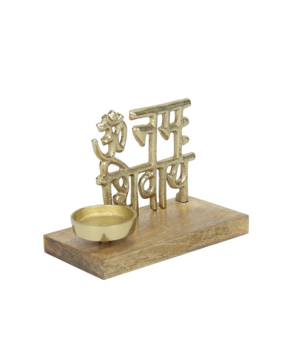 Om Spiritual Festive Candle Holder | 7 x 4 x 5 inches Hot on Sale