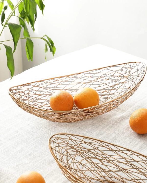 Vivian Basket In Copper Supply