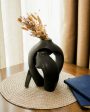 Black Harmony Ceramic Vase | Set of 2 Discount