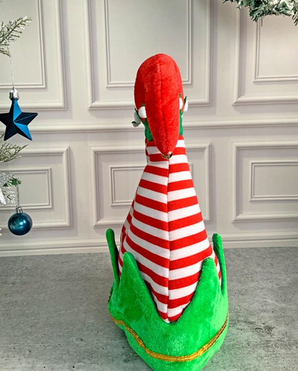 3D Inverted Elf Legs Plush Christmas Party Hat | 12 x 14 inches Online Hot Sale