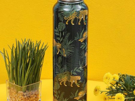 Wild Jungle Print Stainless Steel Water Bottle | 3 x 10 inches Cheap