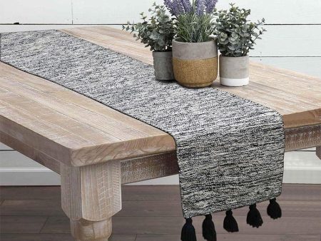 Hand-Woven Striped Cotton 6-Seater Table Runner | 72 x 13 inches For Cheap