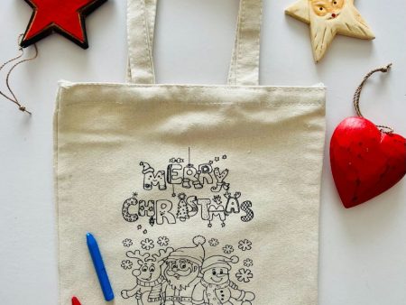 Diy Colouring Santa, Snowman & Reindeer Goody Bag Discount