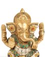 Ganesha In White Stone Showpiece For Cheap