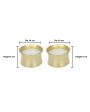 Cosmos Fragrance Delight in Metal Candle Jar Set | Pack of 2 | 10.2 x 5.1 cm   4 x 2 inches Supply