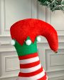 3D Inverted Elf Legs Plush Christmas Party Hat | 12 x 14 inches Online Hot Sale