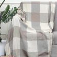 Rustic Hand-Made Cotton Throw Blanket | 50 x 60 inches on Sale