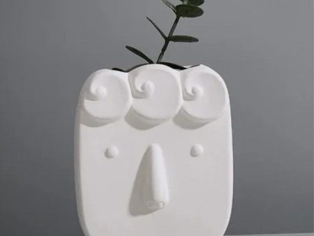 Sculpted Expression Ceramic Vase | 4 x 2 x 5 inches Cheap