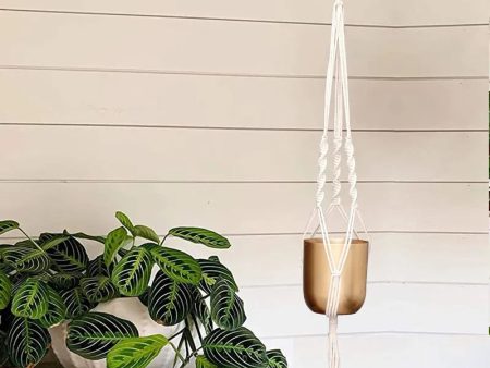 Twisted Cotton Rope Decorative Plant Hanger Online