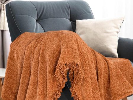 Modern Design Chenille Throw Supply