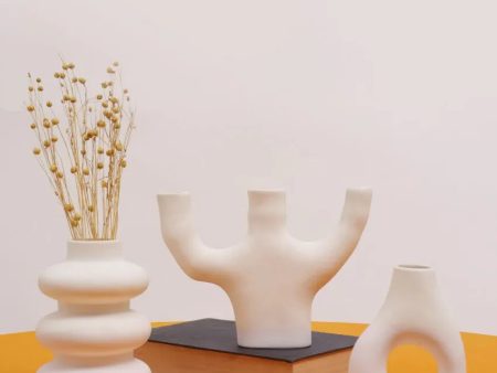 Nico Ceramic Vase | Set of 3 Hot on Sale