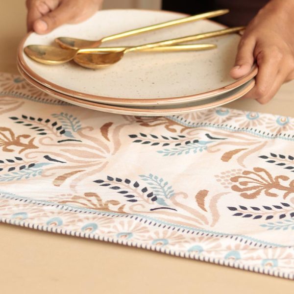 Multicolor Indian Tradition Ikkat Pattern Table Runner | 72 X 12 inches Online now