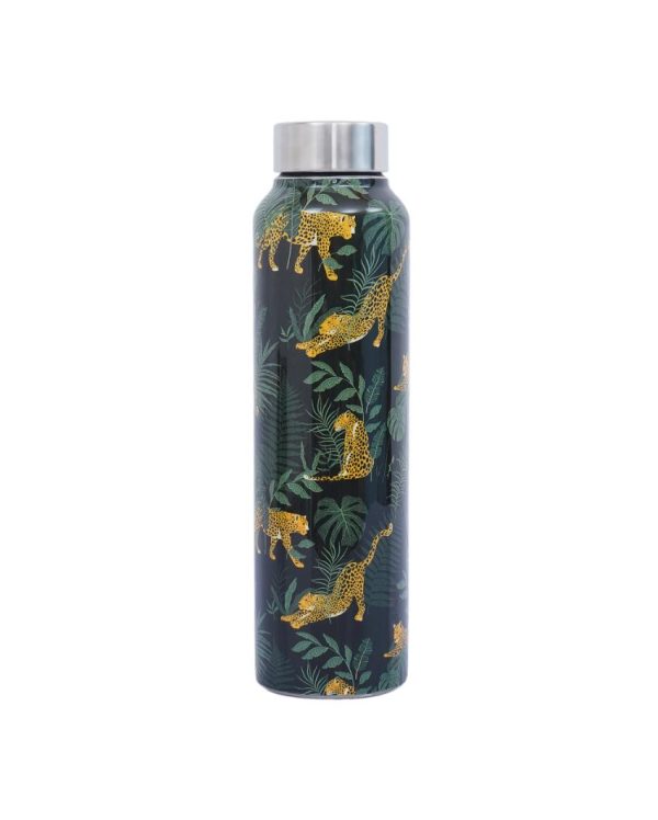 Wild Jungle Print Stainless Steel Water Bottle | 3 x 10 inches Cheap